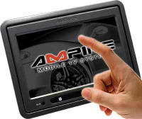 Ampire AMT060 - Einbaumonitore - Ampire AMT060 -   6" TFT Display mit Touch-Screen Bedienung   16:9 Bildschirmformat   NTSC/PAL    Kopfsttzeneinbauhalterung im Lieferumfang    2x AV-Eingnge    2-Kanal IR-Sender fr drahtlose Kopfhrer integriert   3,5mm Klinkenbuchse fr optionalen Kopfhrer auf der Frontblende   Die Touch-Screen Funktion ermglicht das Bedienen vom Monitor, DVD-Player DVX50/100/101 und DVBT-Receiver DVBT50/100/200          199,00 EUR   inkl. MwSt.    Zahlungsweise: Nachname oder Vorkasse 