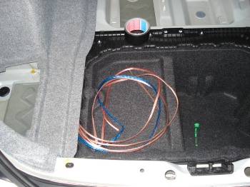 Lautsprecherkabel - BMW 3er E90 - 3 Wege Frontsystem teilaktiv - Verkabelung  -  